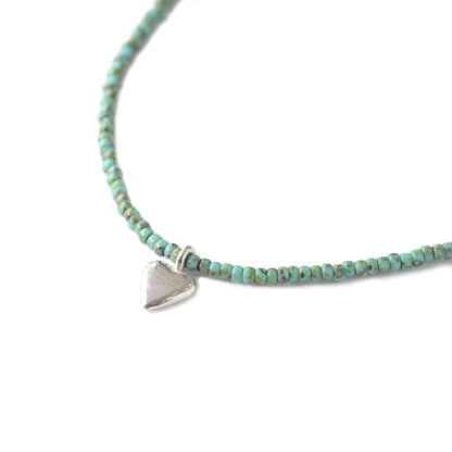 Beaded Heart Necklace