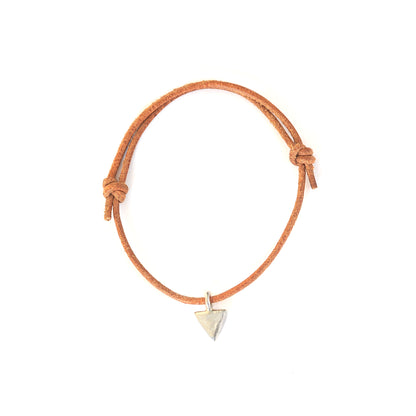 Triangle Leather Bracelet