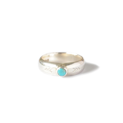 Turquoise Stamped Ring