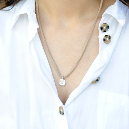 Agapanthus Suede Cord Necklace