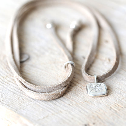 Agapanthus Suede Cord Necklace